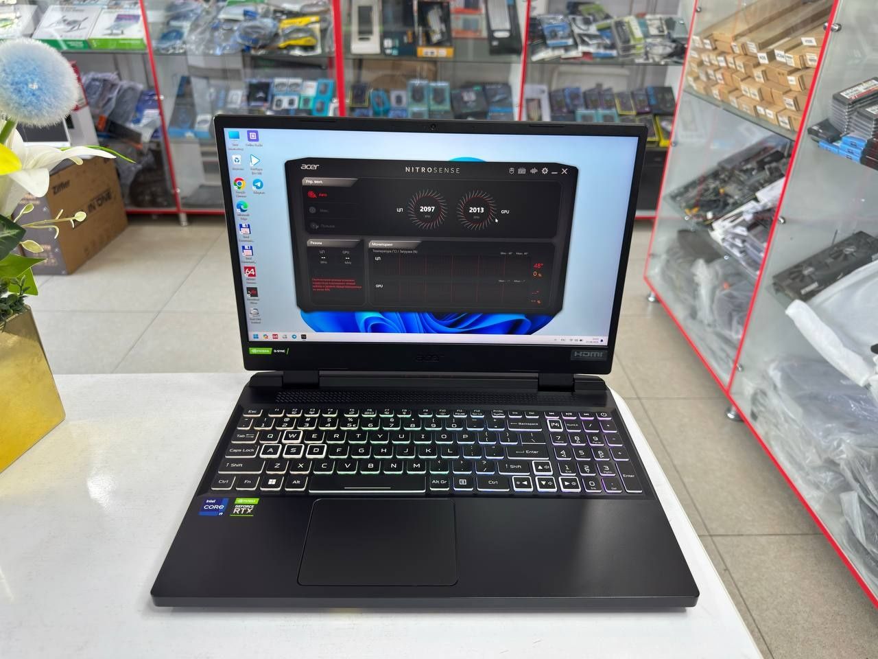 Продается ноутбук acer nitro.