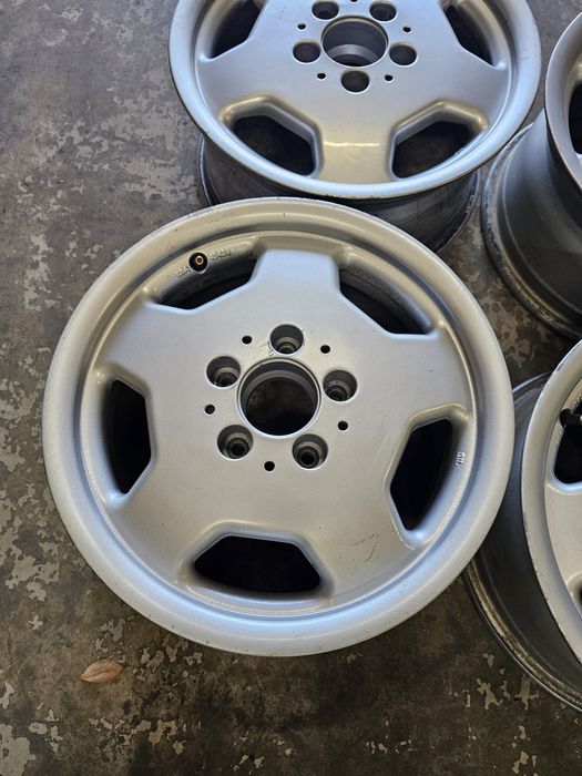 Set jante Mercedes tip AMG R15 5x112 cu buza retro