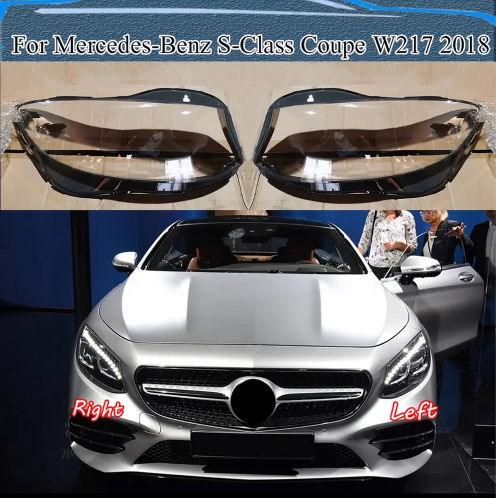 sticla far mercedes w217 S-Class COUPE 2018