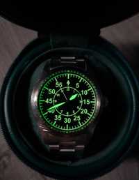 Ceas San Martin automatic, WW2 Type B Flieger, Safir anti-reflex, 200m