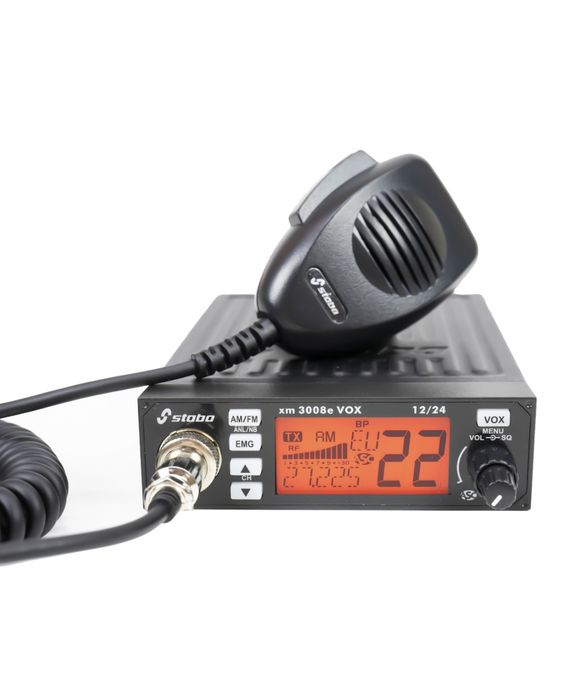 Statie radio CB STABO XM 3008E AM-FM,12-24V, VOX, ASQ
Ca nouă 
Garanți