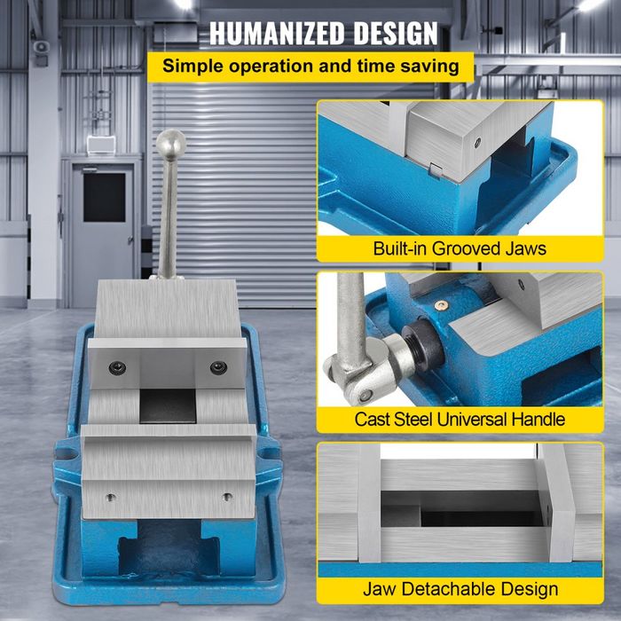 Menghină Super-Lock 125mm pentru CNC, 24KN
