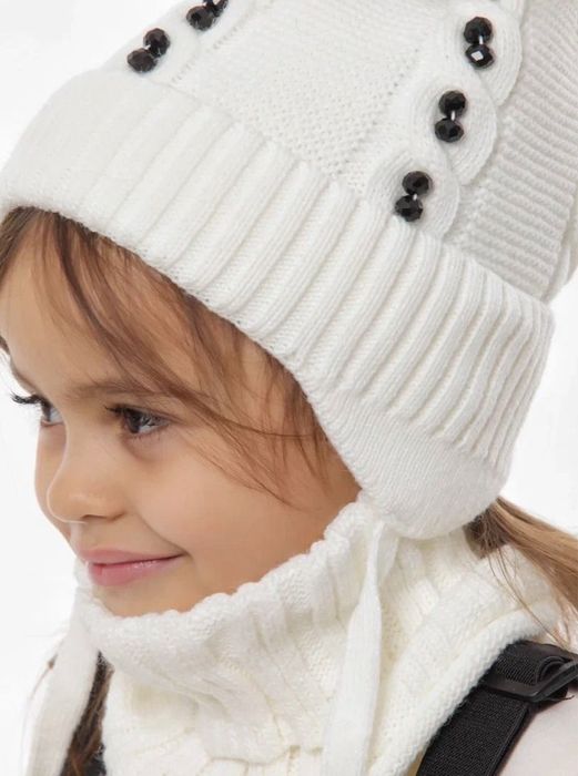 Детские шапик со снудом