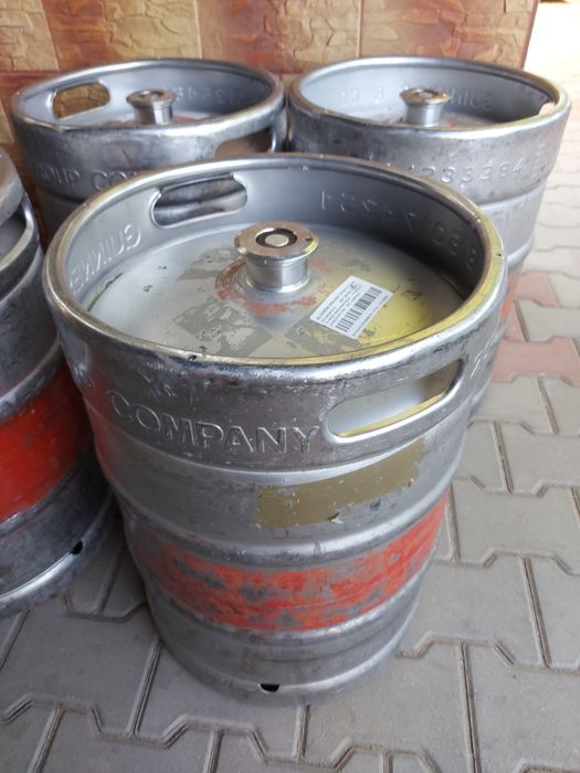 Butoi bere 50 l,inox, inchidere cu ciuperca