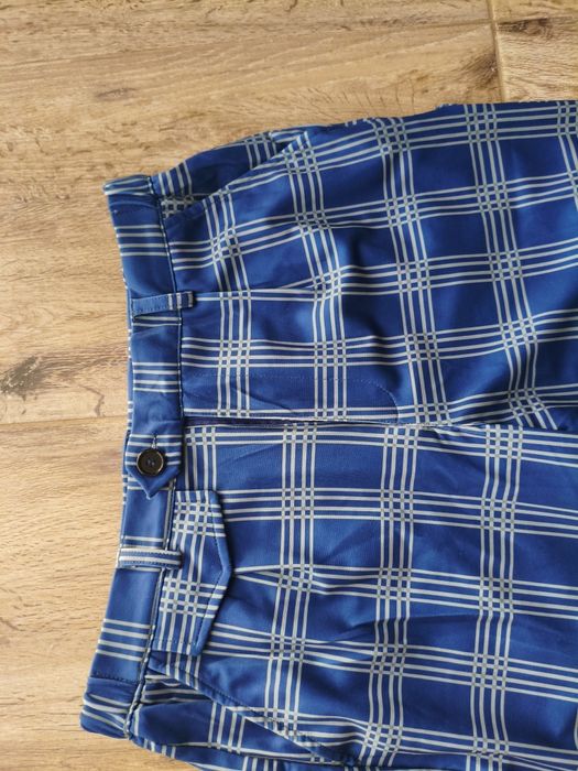 Pantaloni chino Runcati bărbați – slim fit, bleumarin, noi L , XXL