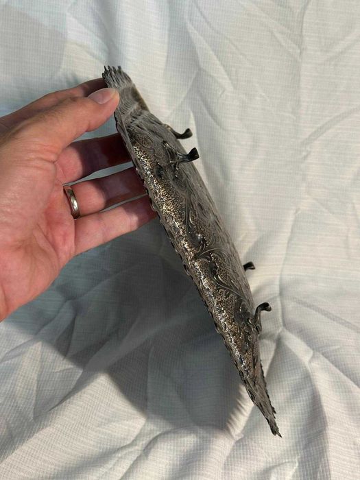 FRUCTIERA ARGINT 800 - Tava - Platou - Bogat Decorata -460g -8.5lei/gr