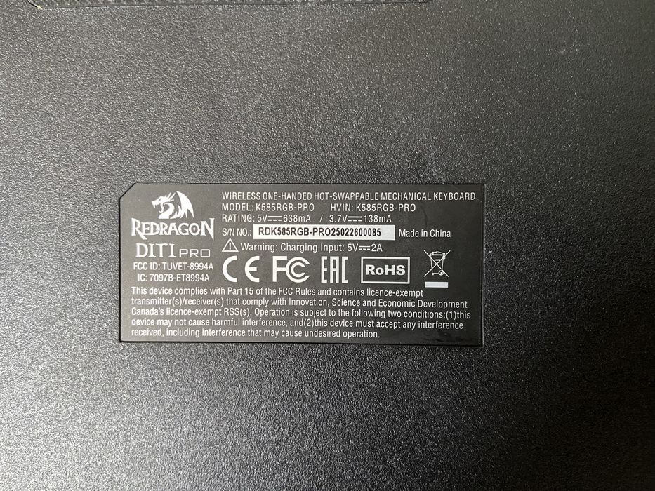 Tastatura mecanica Redragon K585