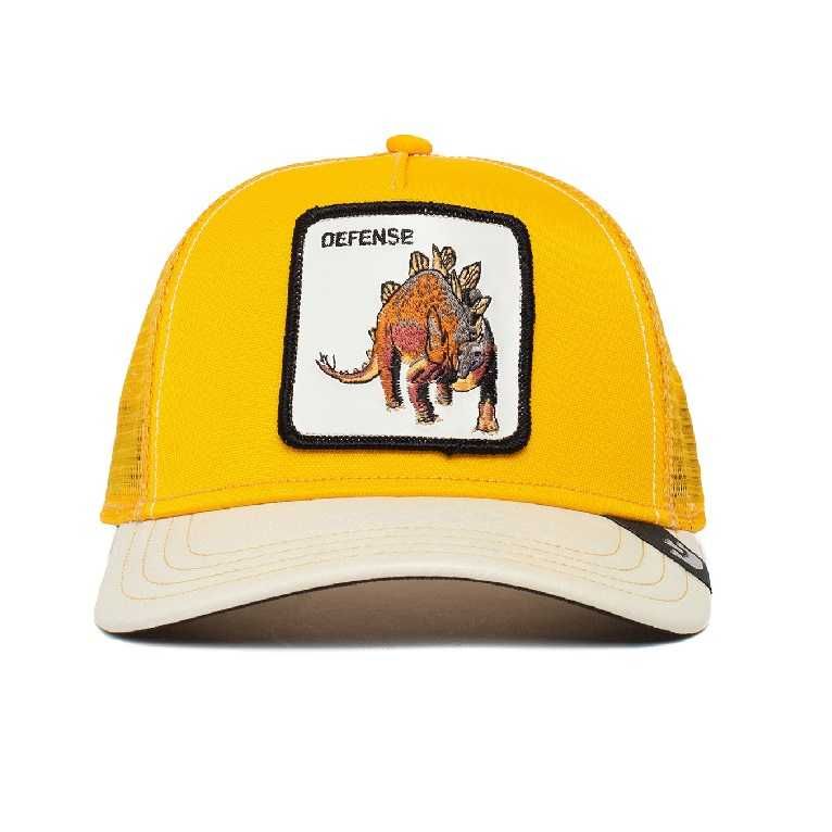 Sapca Goorin Brothers Trucker Roofed Lizard Defense Galben