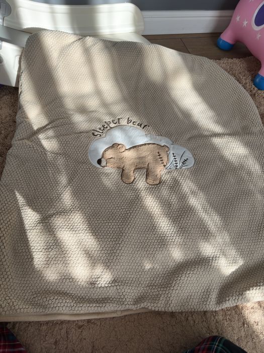 Детское одеяло конверт и коврик для пеленального стола