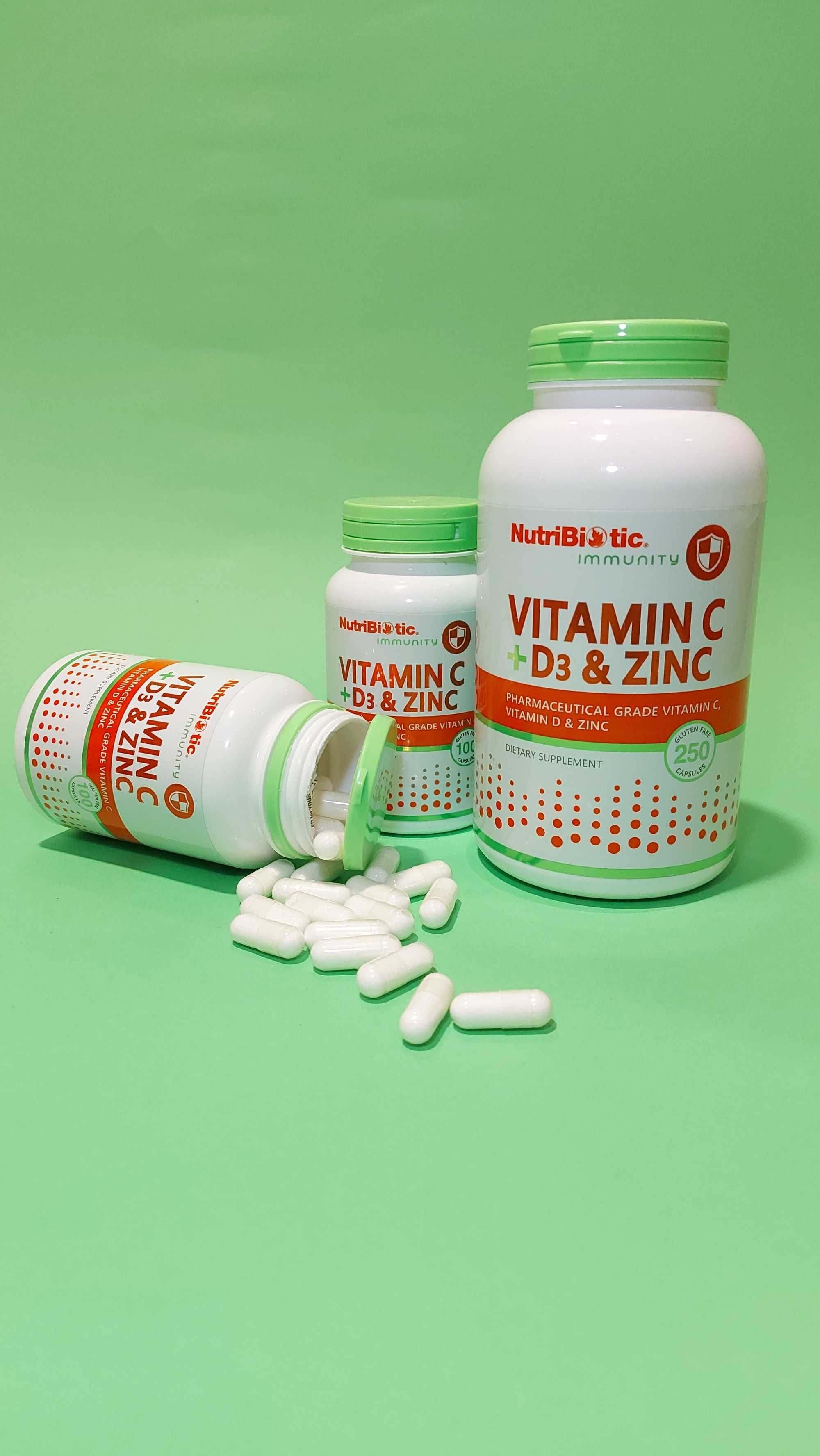 Vitamin D +vitamin C +zink