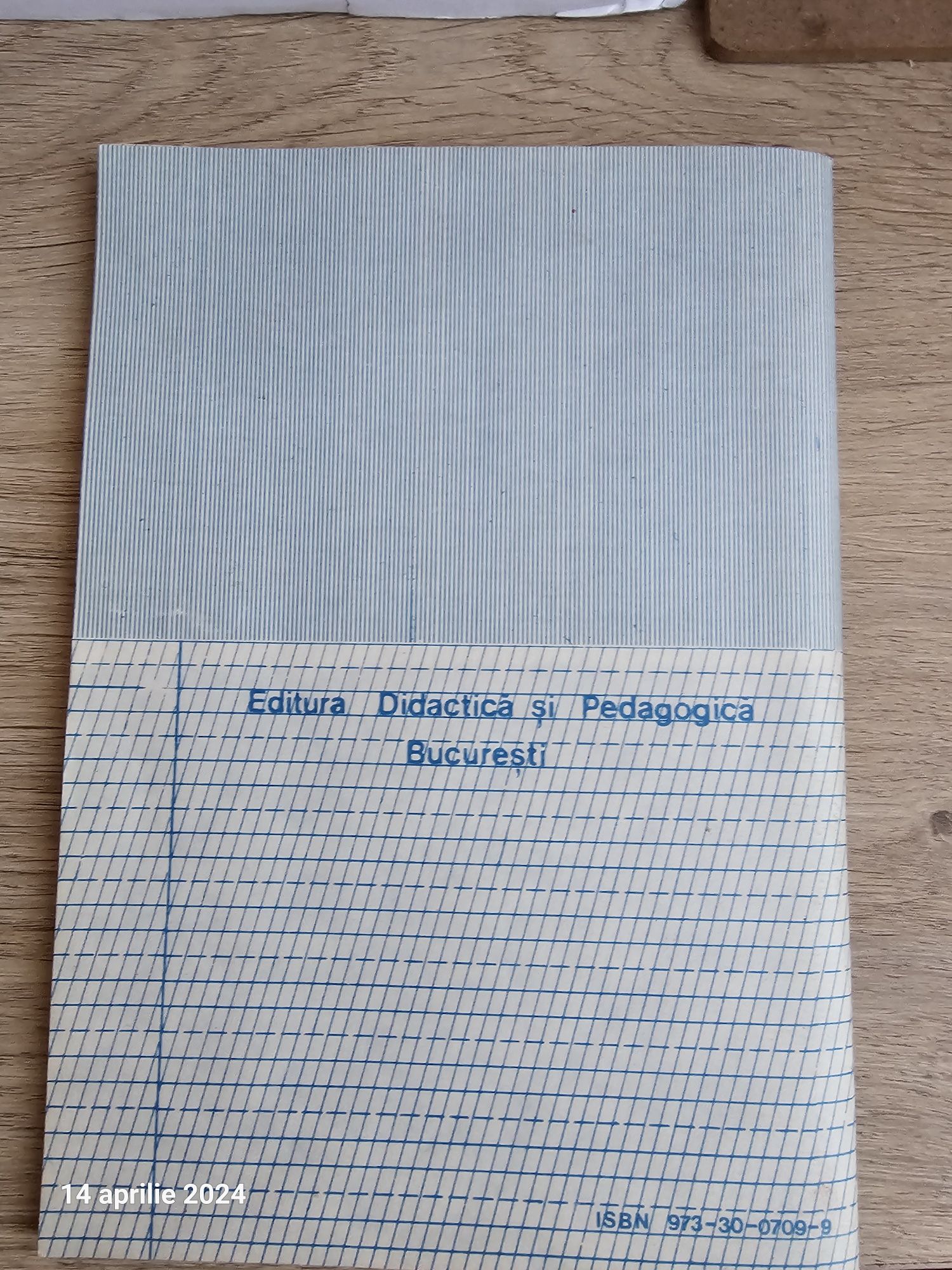 Caiet de scriere clasa 1  anii 80, epoca ceausista