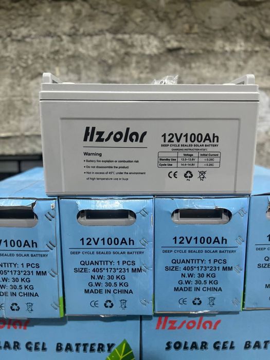 Akkumulyator Akumlyator Gel gelvi 100ah 200ah Аккумулятор Акумлятор