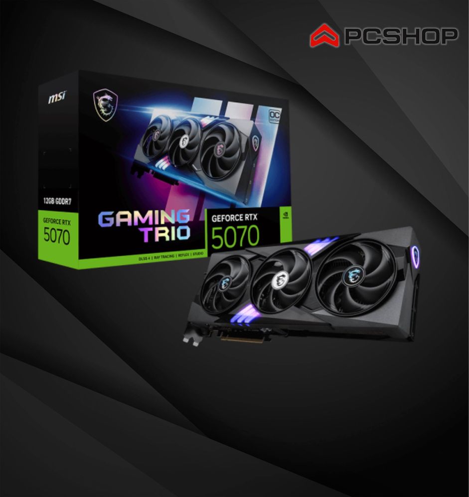MSI GeForce RTX 5070 GAMING X TRIO OC Edition