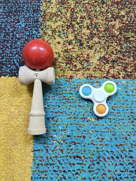 Kendama începători cu fidget spiner