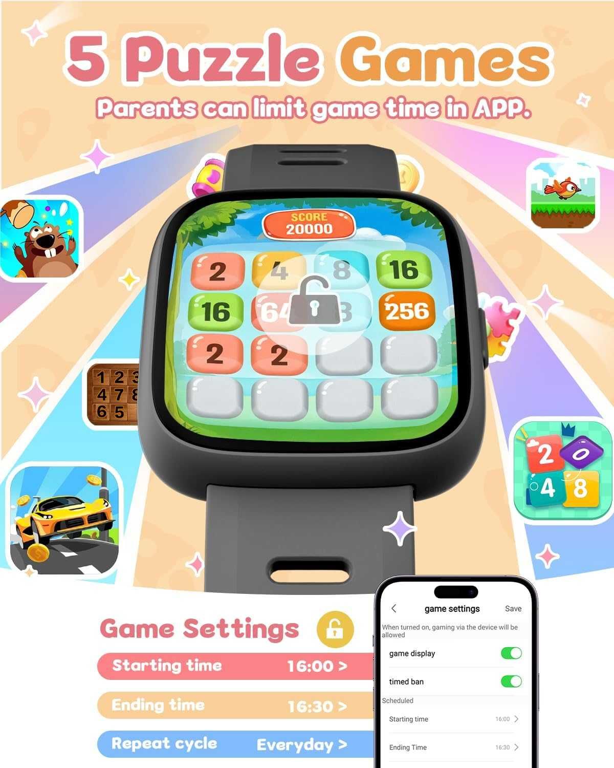 TICTIKY Смарт часовник за деца с проследяване на местоположение (iOS)