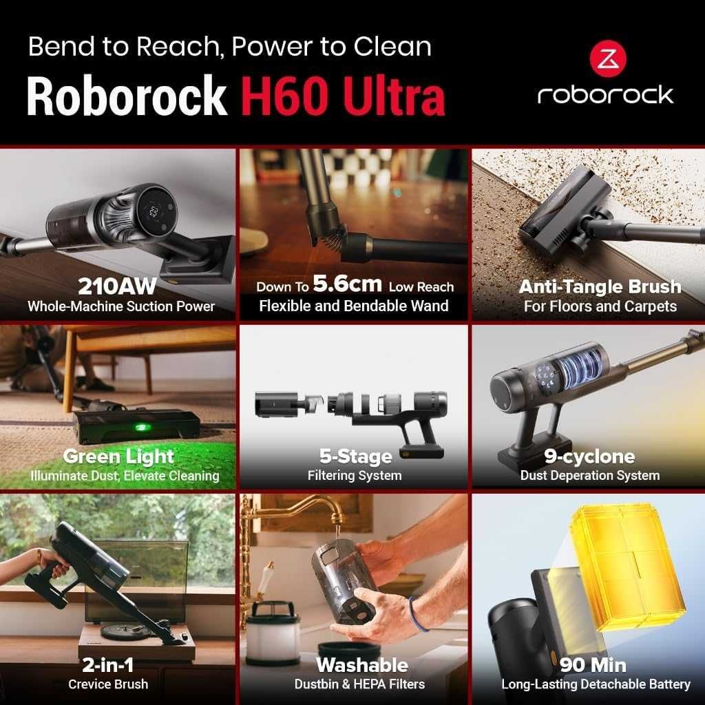 Roborock H60 Ultra прахосмукачка