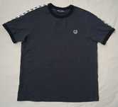 Fred Perry Shirt оригинална тениска ръст 158-170см памучна фланелка