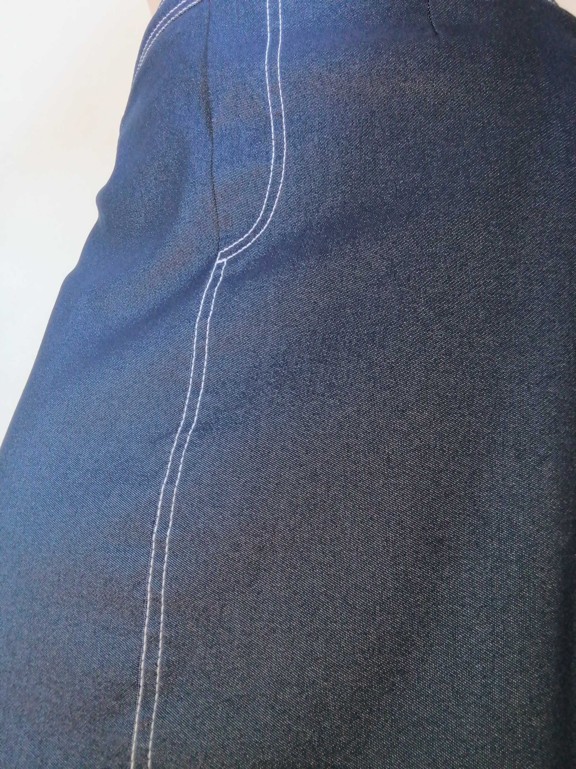 Fusta House of Art office brand romanesc imitatie denim masura 44