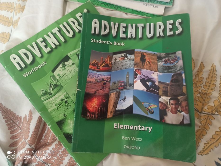 Продаю adventures и brilliant учебники с рабочими тетрадями по англ