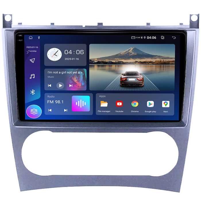 Navigatie Mercedes C-Class W203 2003-2007, Android 14, 9INCH, 4GB RAM