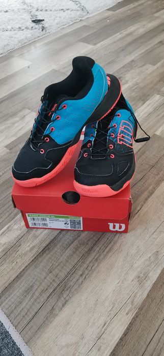 Pantofi tenis camp, marimea 35, Wilson KAOS JUNIOR QL