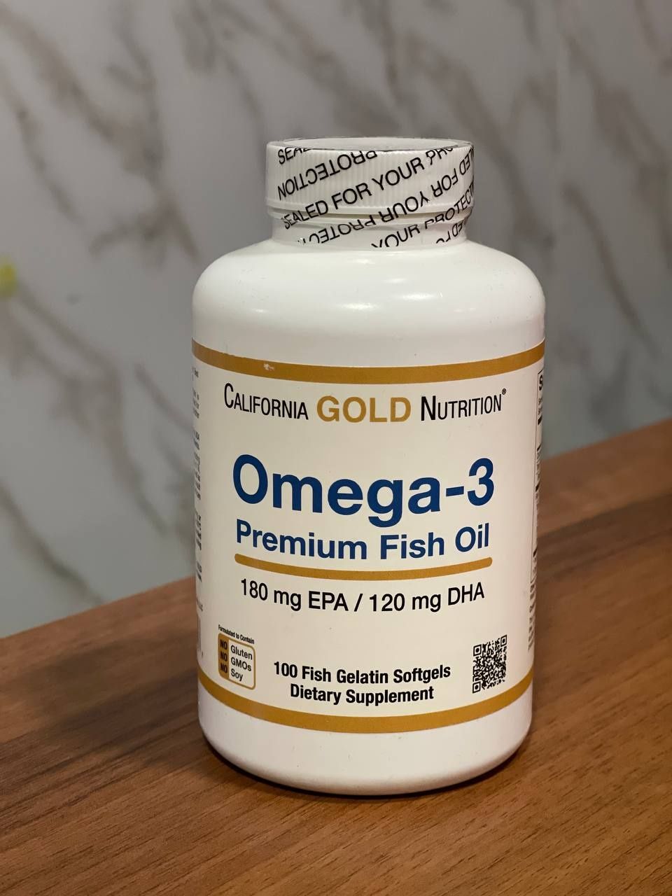 Omega, California Gold nutrition Omega 3 fish oil.