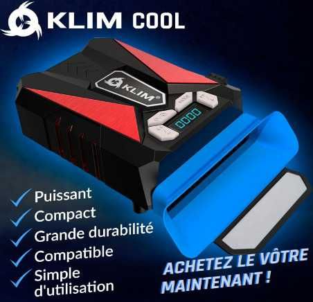 Преносим охладител за лаптоп KLIM Cool Cooler, мощен геймърски