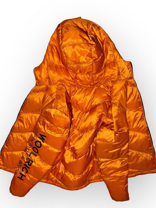 Geaca Woolrich Ultralight puf barbateasca marimea S