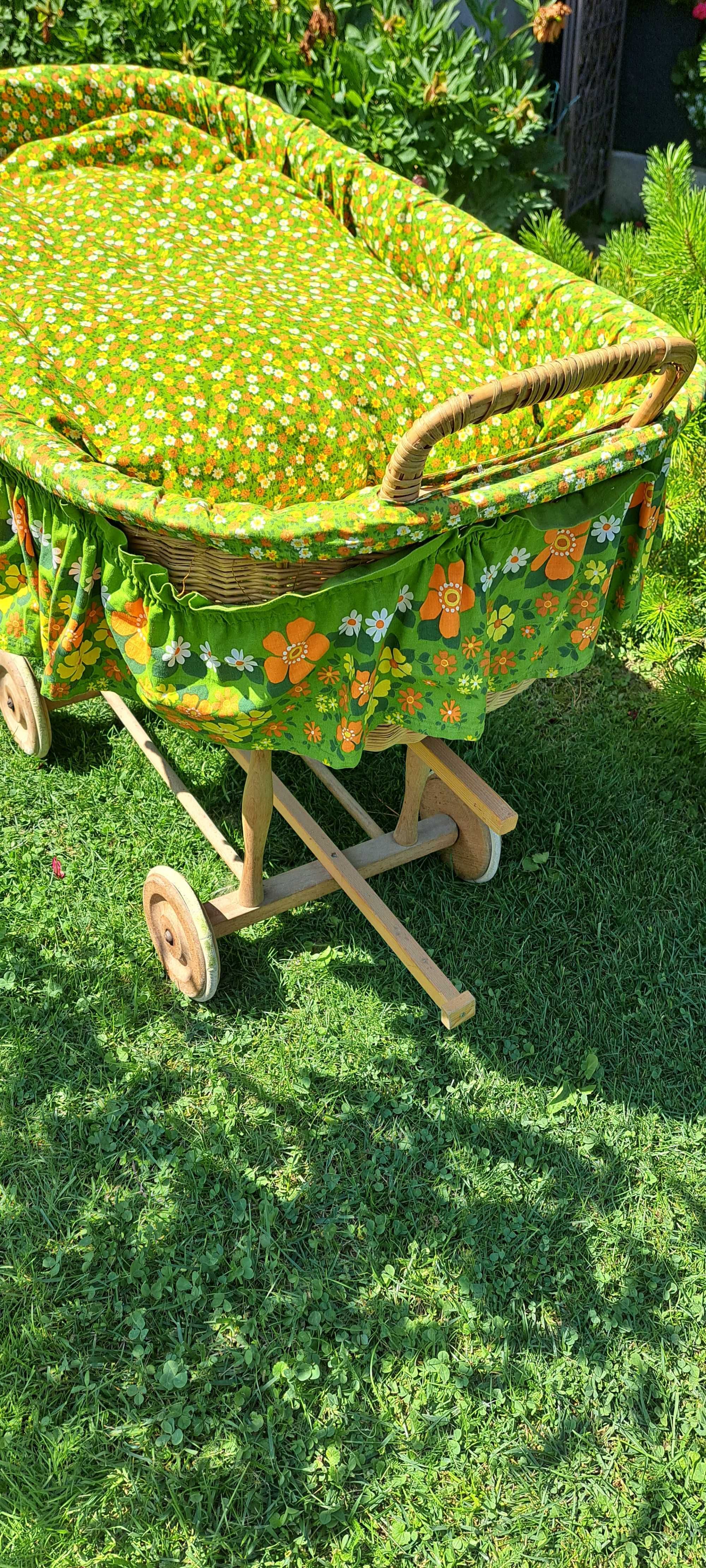 Pătuț bebelusi din ratan ( nuiele )