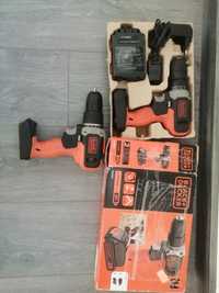 Ударна бормашина и винтоверт Black & Decker 18v drill