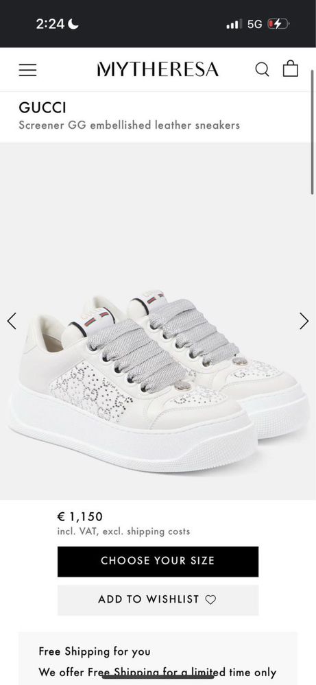 оригинални обувки gucci