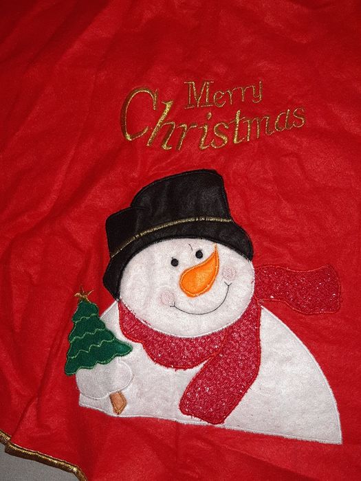 Fustă brad de crăciun  ornamentală  cu diametrul de 100 cm nou