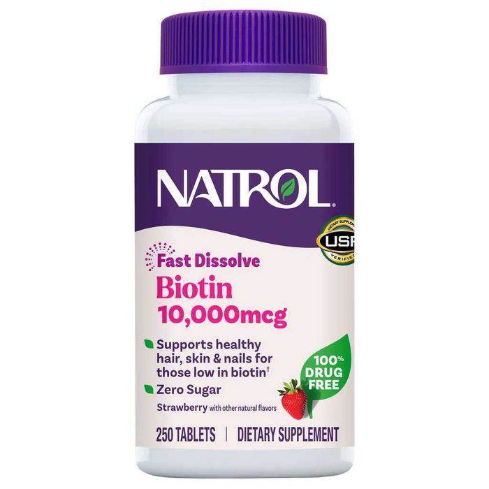 Biotin beauty 10000 mcg Natrol 250таб Реально работающий Биотин.