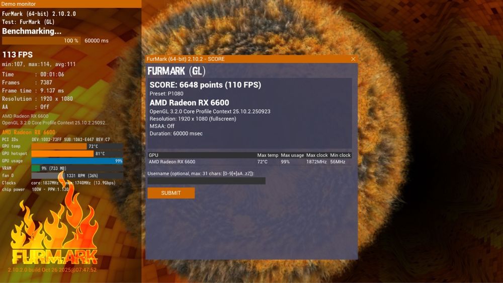 Calculator Gaming - RX6600 , Ryzen 5 5600x , 16GB Ram