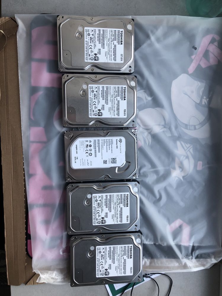 Жесткий диск 1tb 5 штук