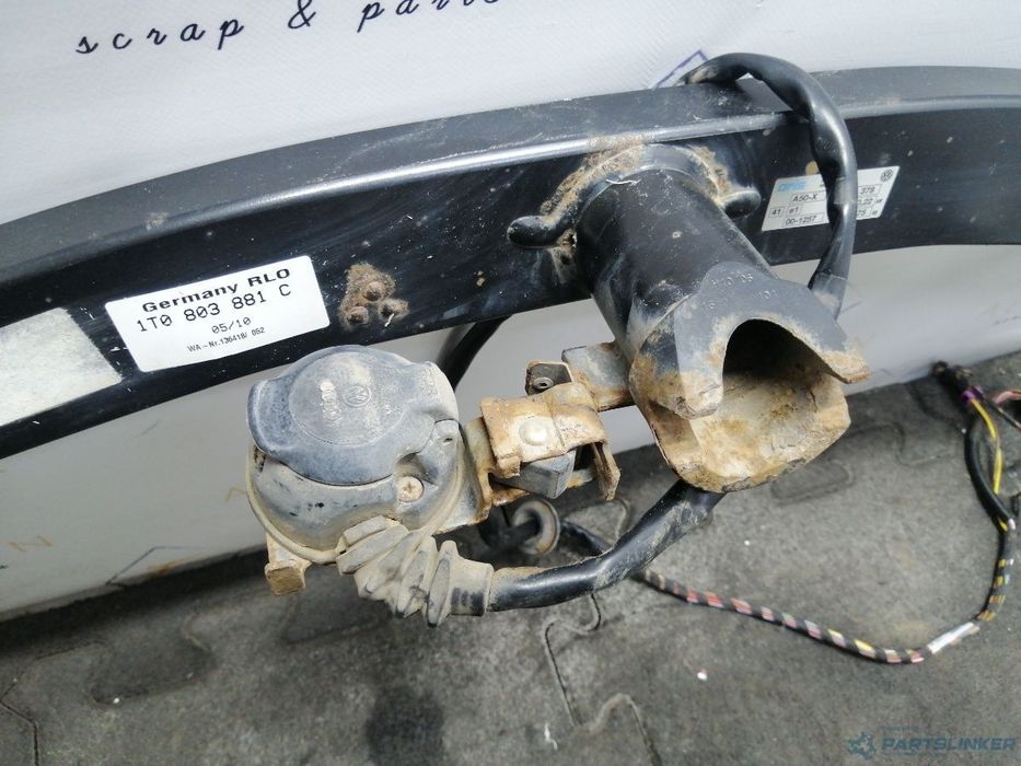 Bara carlig de remorcare VOLKSWAGEN TOURAN 1T1, 1T2 2003 - 2010 TDI BMN 1T0803881C