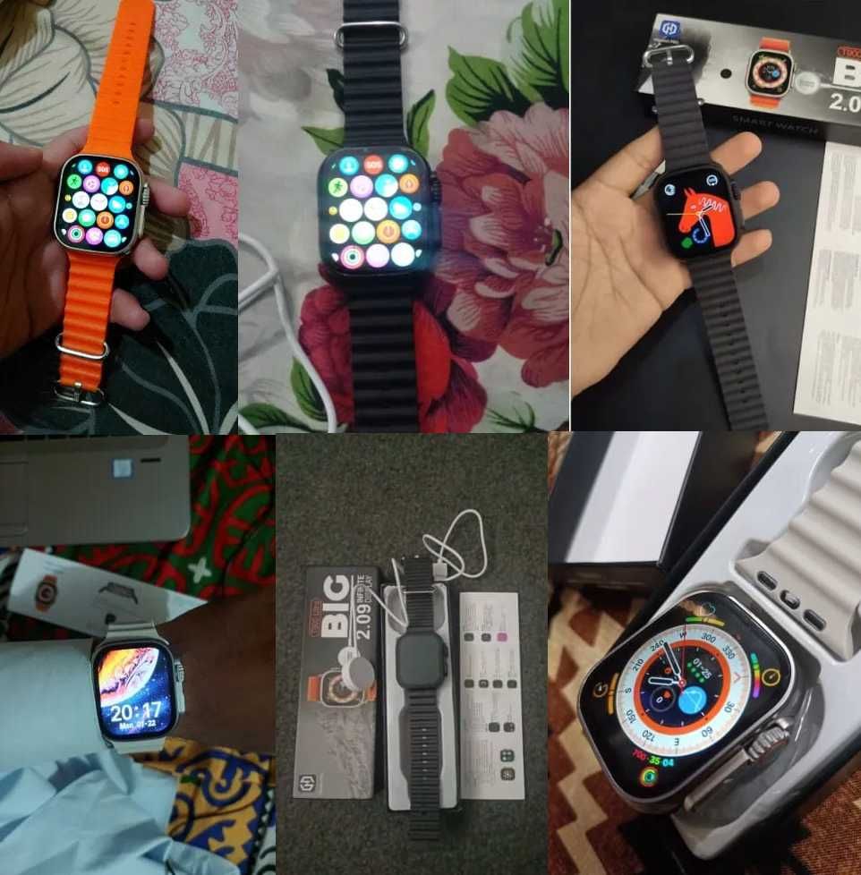 Smartwatch T900 ULTRA, 49 mm, Безжично зареждане, Обаждания, Известия