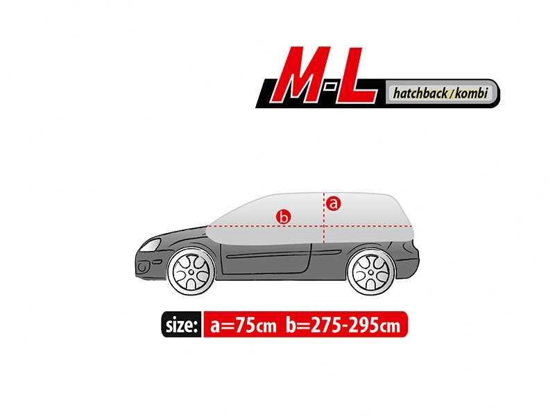 Kegel LUX Висок клас Покривало за таван и прозорци за хечбек M L