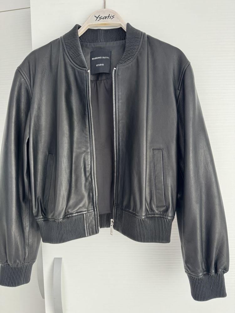 Дамско кожено яке Massimo Dutti размер М