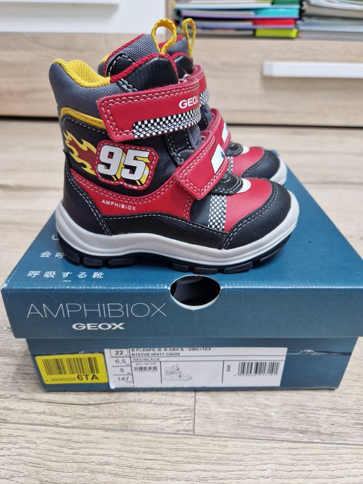Ghete de zapada marimea 22 Geox Amphibiox B Flanfil Boy B Abx B163VB 0
