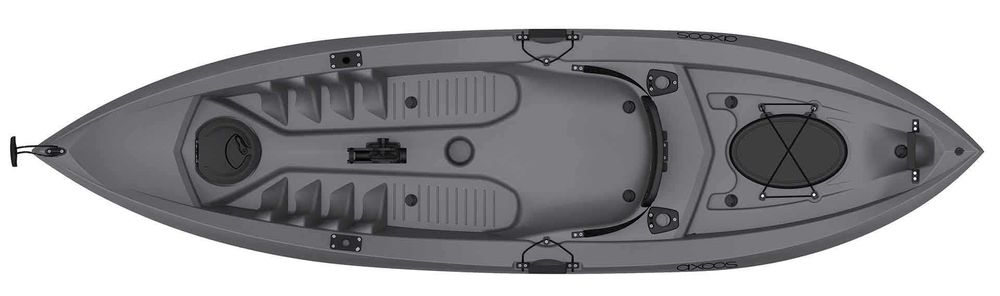 Padela GRATUITA: Caiac Axoos, Sit-On-Top, gri, 3.05 metri