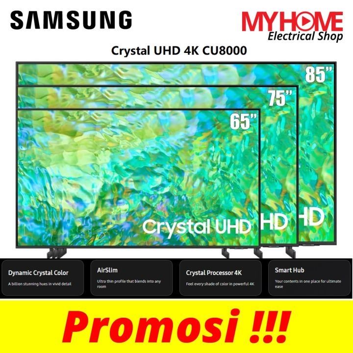 Телевизор Samsung UE65BU8000 65" 75 “ 85 “ CU8000 4K Smart + подарка