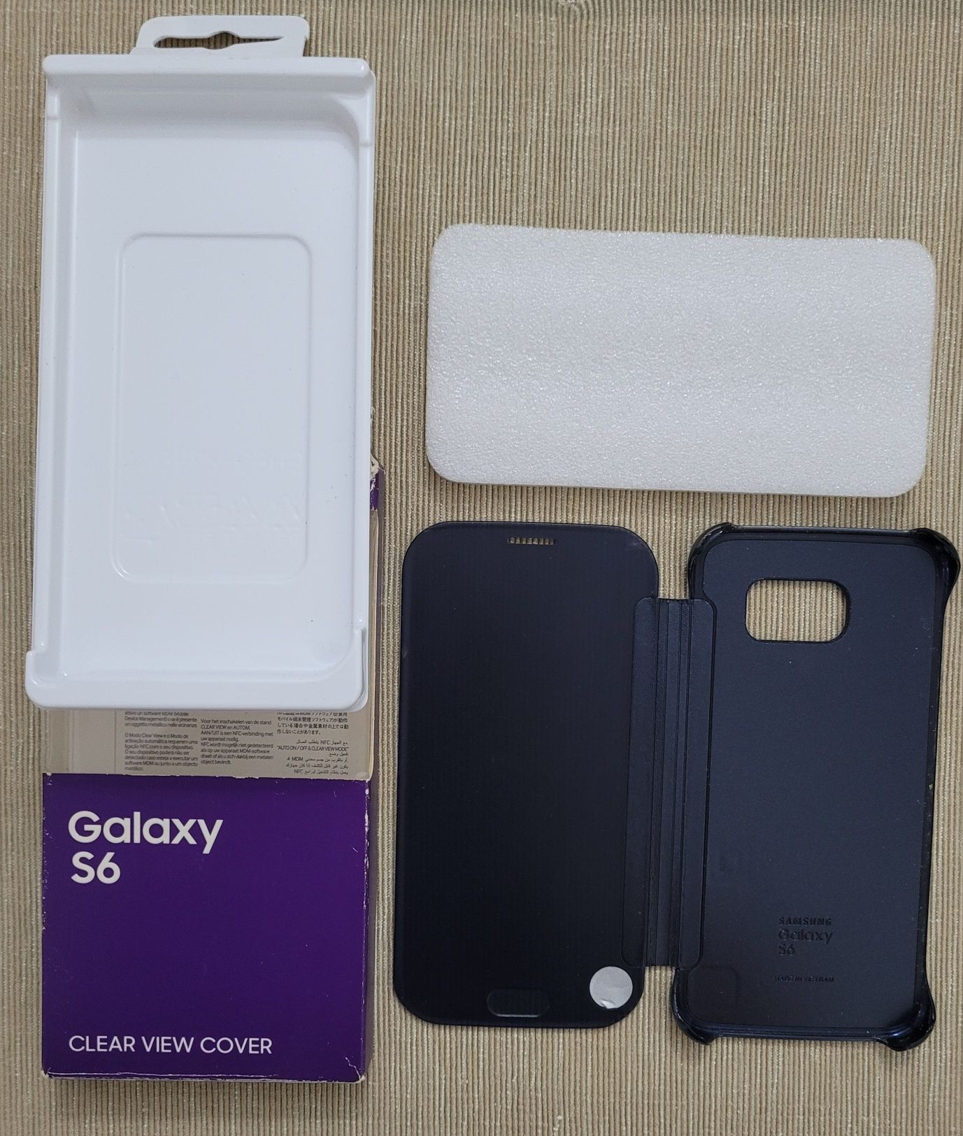 Husa Clrear View Cover Galaxy S 6