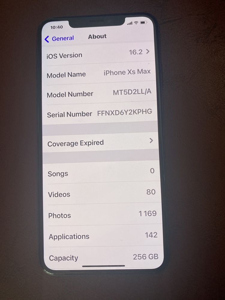 iPhone XS Max 256GB