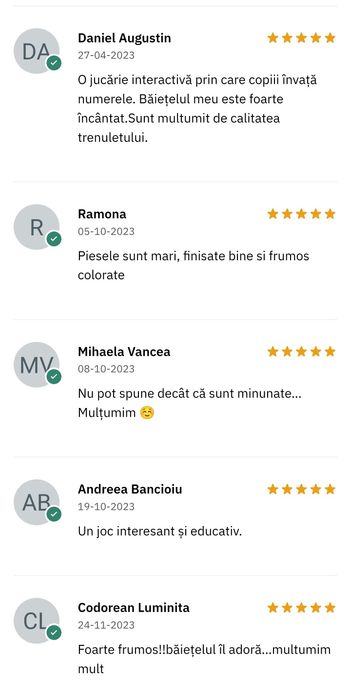 Trenulet magnetic din lemn