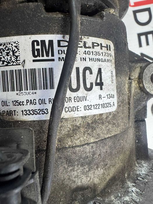 Compresor ac Clima Opel Astra J 1.4 benzina turbo benzina 13335253 UC4