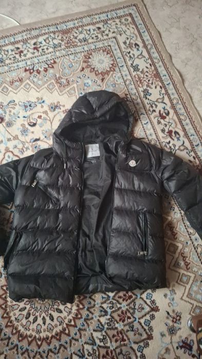 куртка moncler, черная
