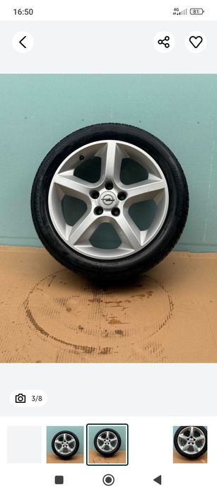 Vând 4 Jante de Opel Astra sunt pe 17 Preț 800 lei
