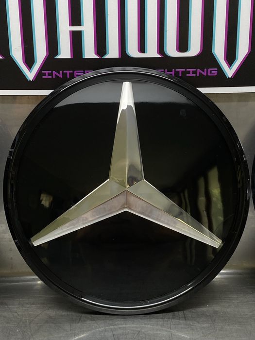 Емблема за предна решетка Mercedes-Benz A B C E GLC GLE CLA CLS ML GLK