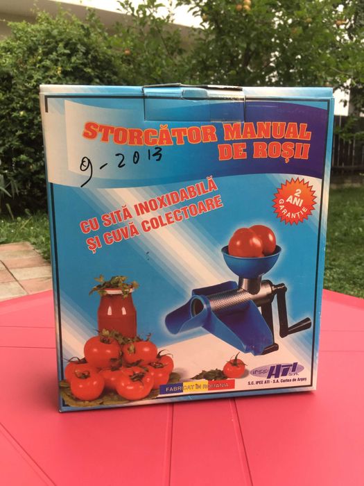 Storcator manual de rosii_sita inox